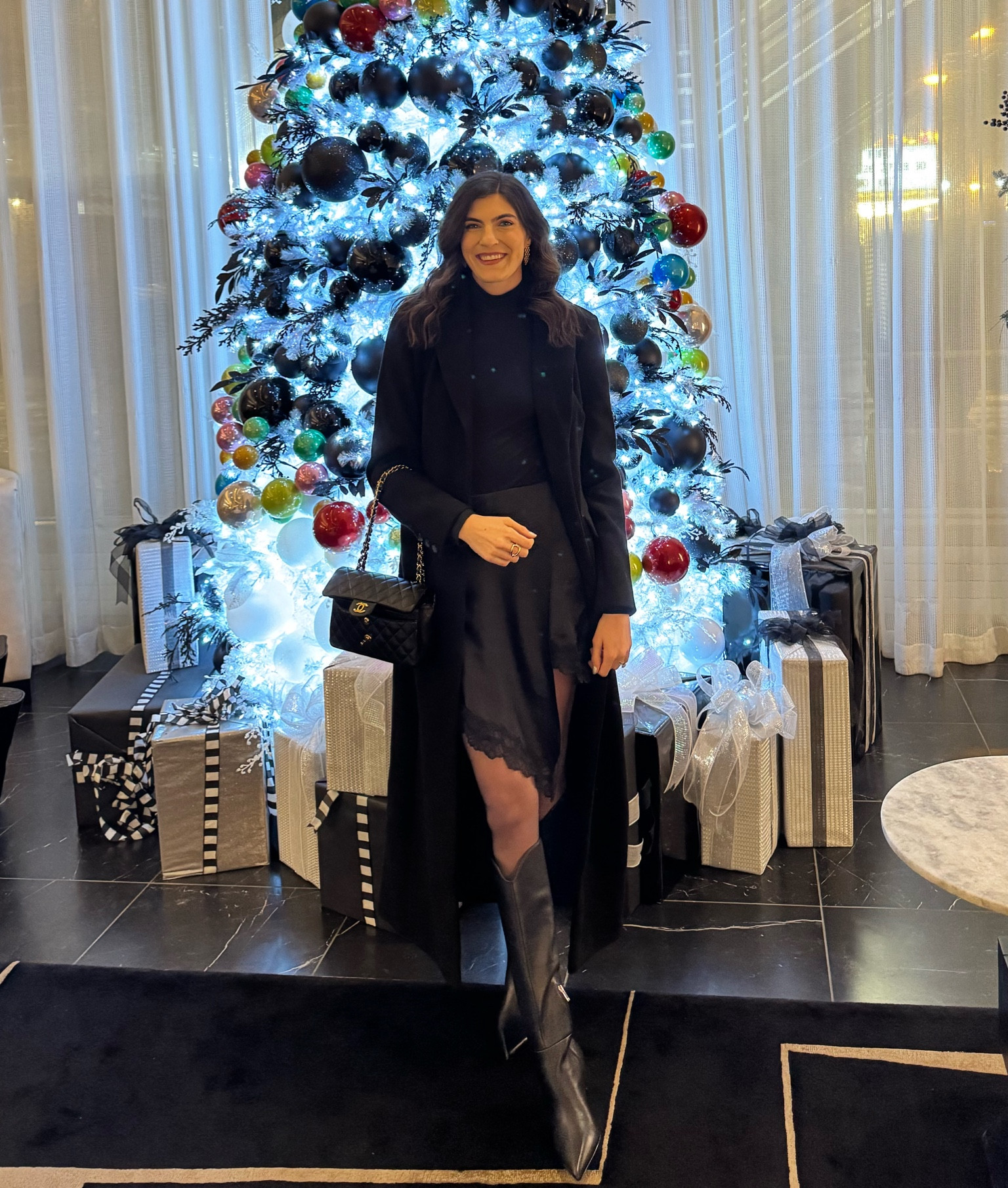 All black date night outfit 🖤 

My turtleneck is from American Tall and can’t be linked, but I’ve linked some similar options. 

#LTKFindsUnder100 #LTKShoeCrush #LTKSaleAlert