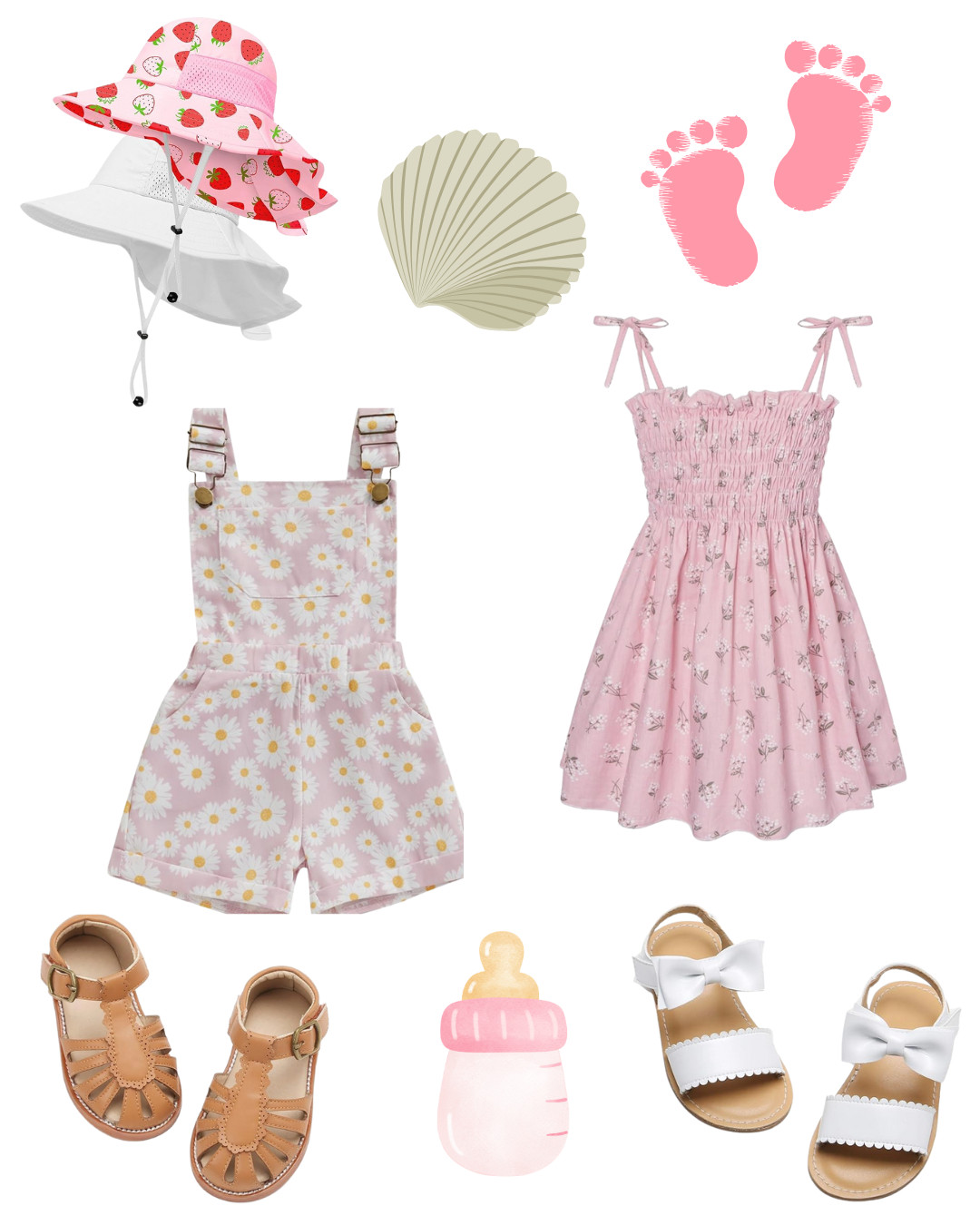 cutest summer finds for your little sunshine! these amazon baby girl outfits are giving all the sweet + stylish vibes — perfect for beach days, playdates, and sunny strolls 💗✨ 

 #LTKSeasonal #LTKSwim #LTKBaby