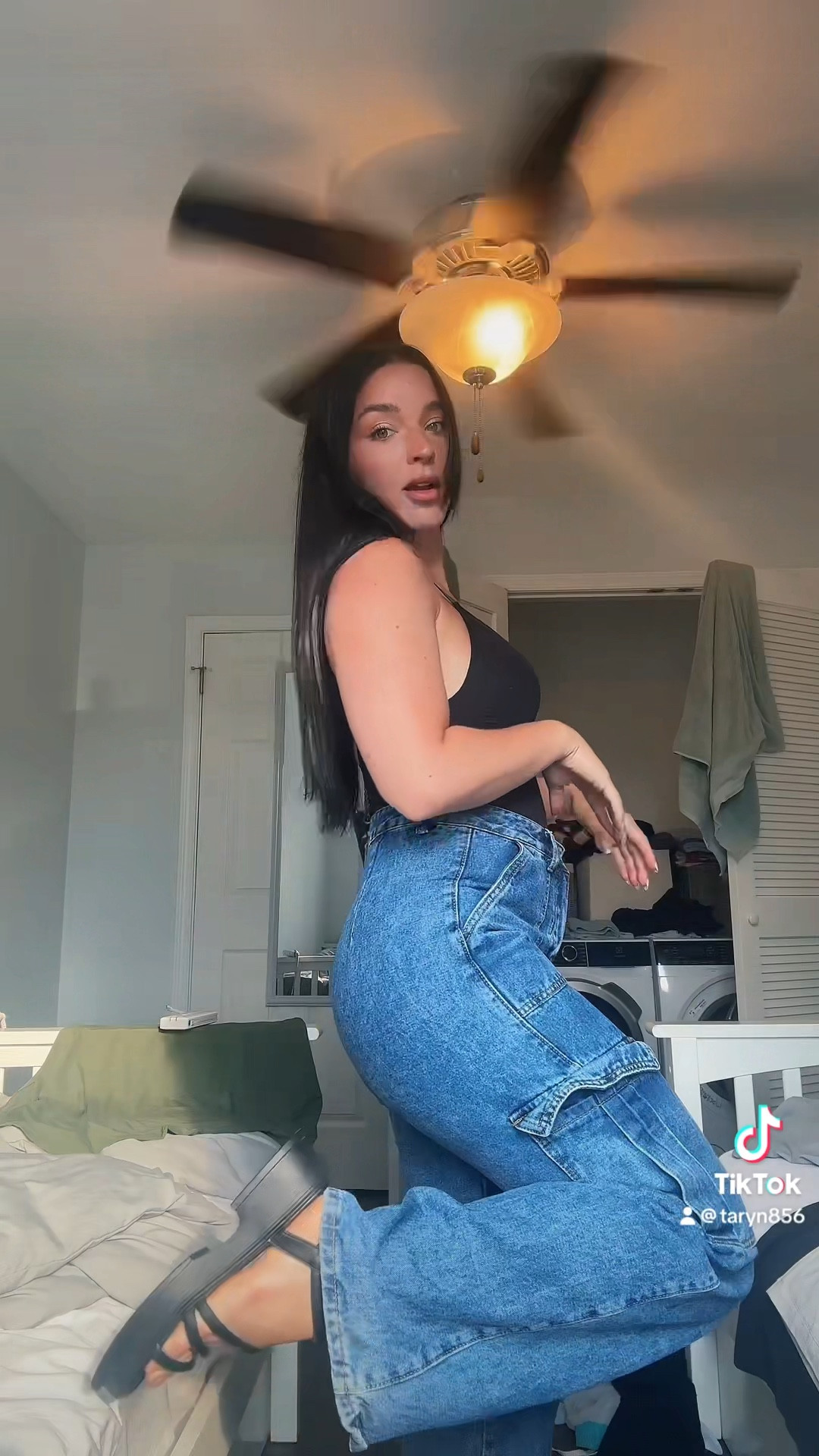 Summer outfit - cargo jeans- black body suit- black sandals

#LTKSeasonal #LTKFindsUnder50 #LTKStyleTip