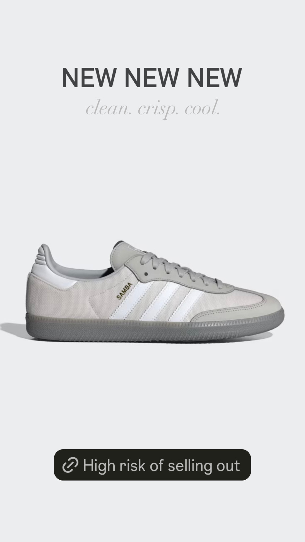 New Samba alert 🚨 Loving this cool, crisp grey Samba! The perfect neutral to wear year round. High risk of selling out. I size a half size down in Samba. 

Adidas Samba, Adidas sneakers, grey sneakers, The Stylizt 



#LTKShoeCrush #LTKFindsUnder100 #LTKStyleTip