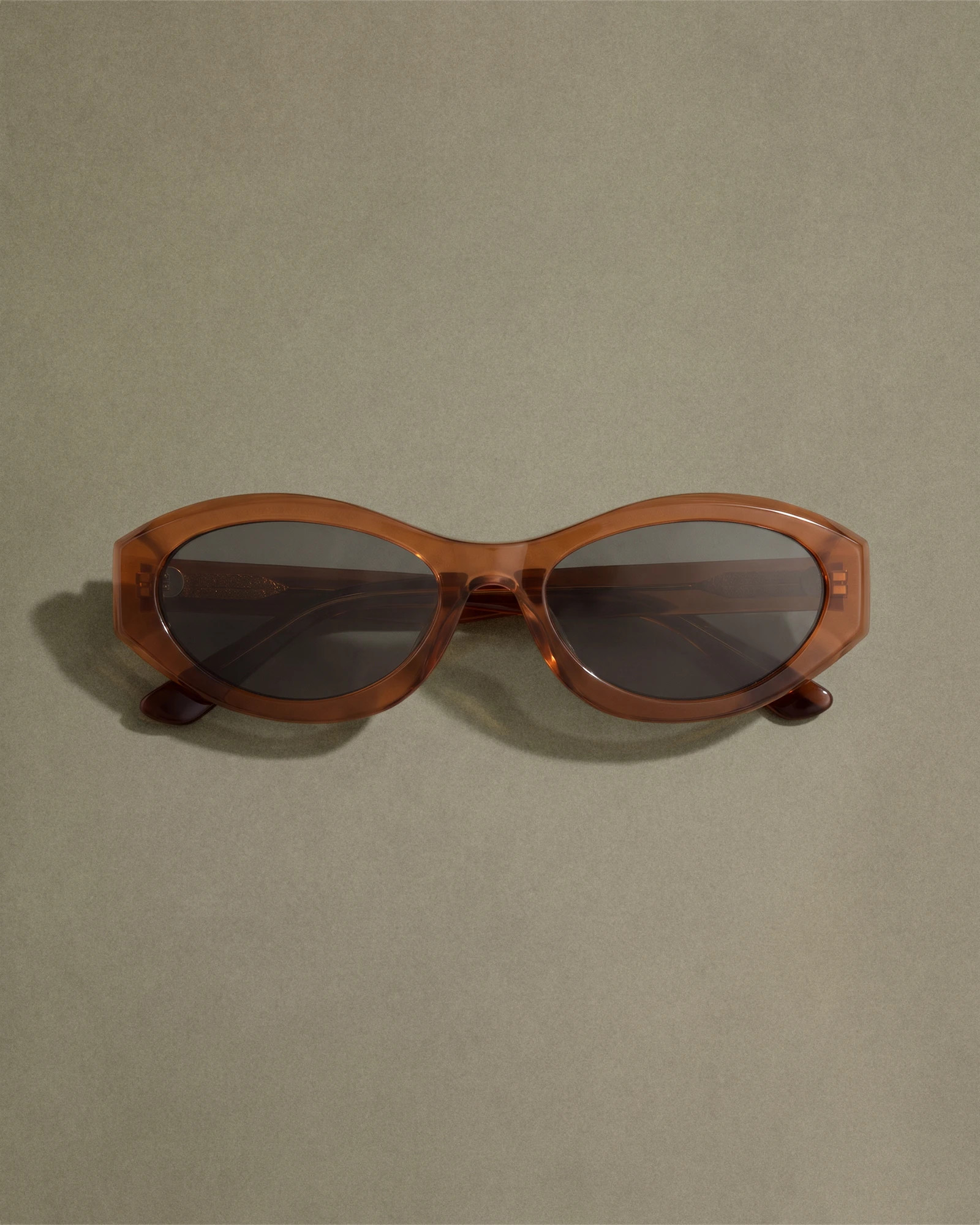 Quince | Women's Milan Polarized Acetate Sunglasses in Ginger Tortoise with Grey Lens, Size Standard, Cellulose Acetate | Quince