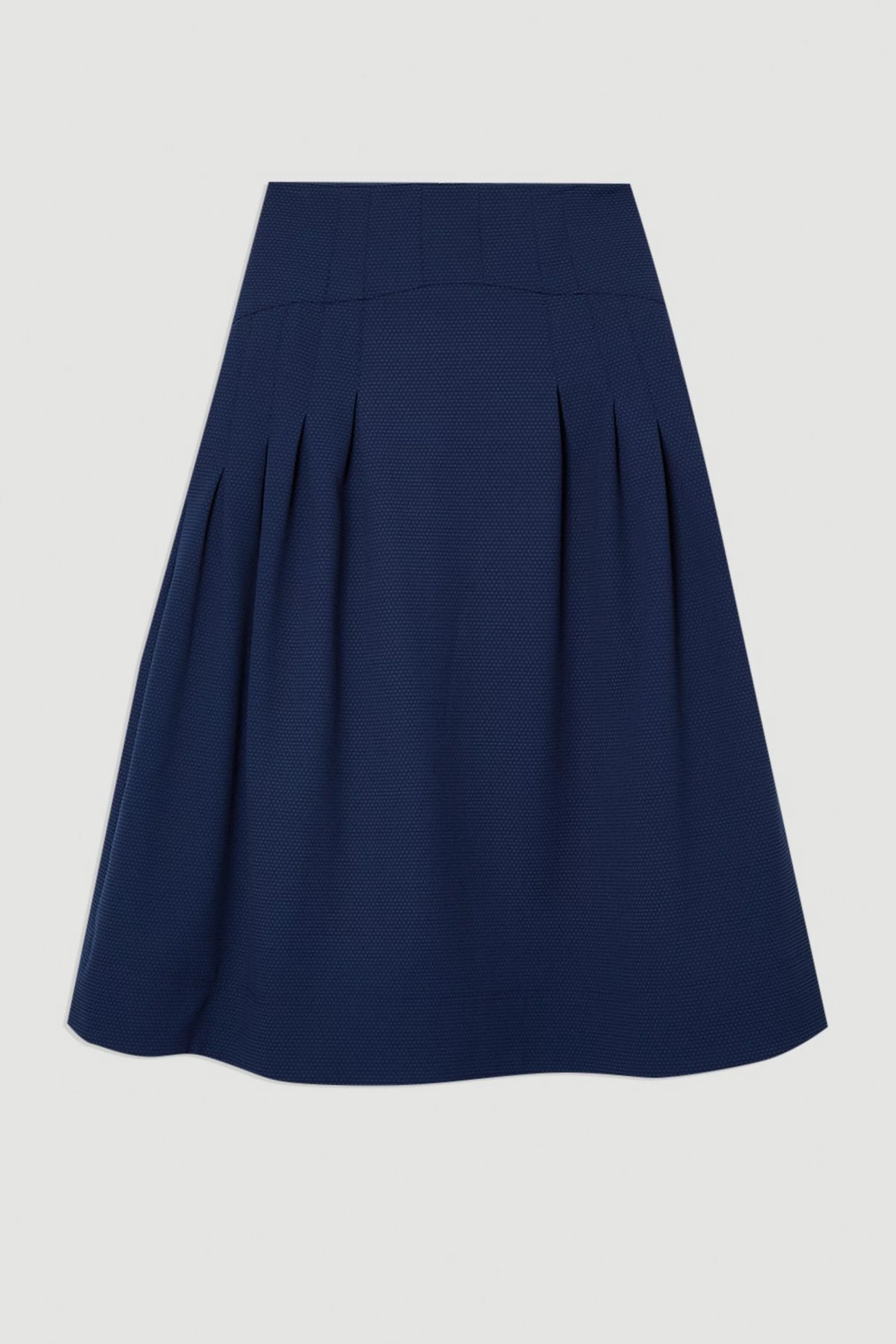 Tailored Textured Full Midi Skirt | Karen Millen UK + IE + DE + NL
