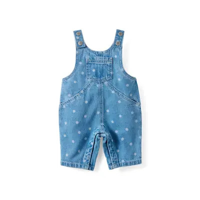 Cotton On Kids Aspen Denim Overall in Burleigh Blue Wash at Nordstrom, Size 12-18M | Nordstrom