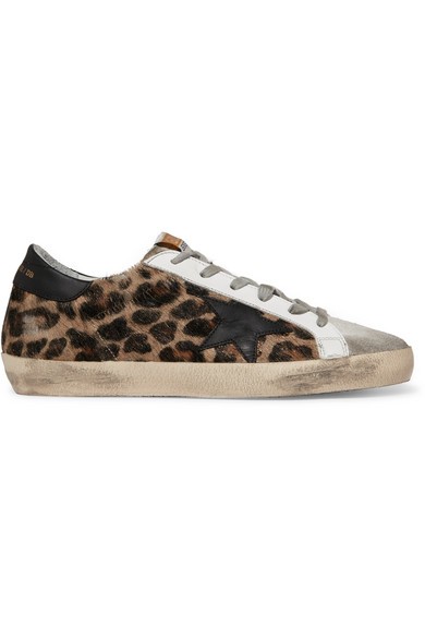 Golden Goose
				
			
			
			
			
			
				Superstar distressed leopard-print calf hair, leather a... | NET-A-PORTER (US)