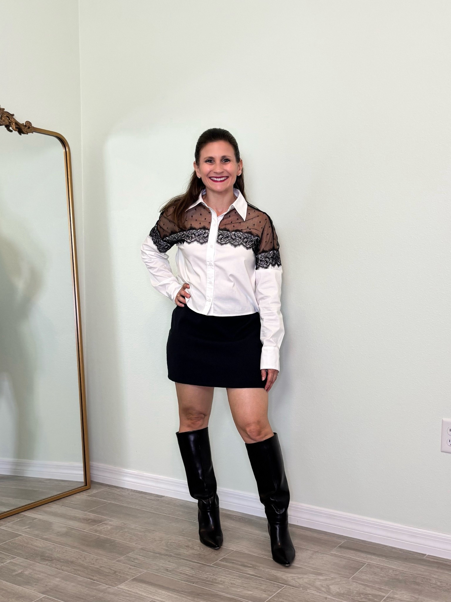 So many good no tuck option button down shirts from @express 

I added a direct link to a search for all similar cropped styled shirts.

#dresstoexpress

#LTKShoeCrush #LTKPetite #LTKStyleTip