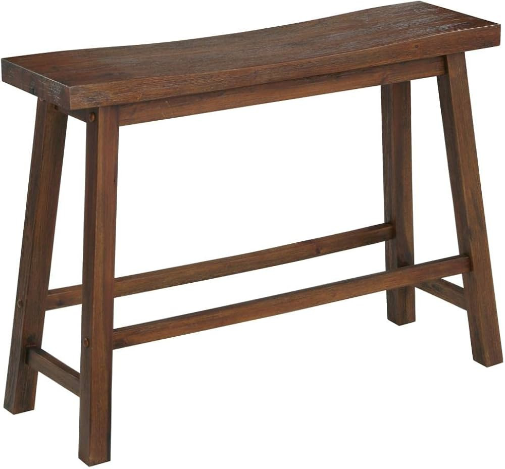 Boraam Sonoma Bench, 9"D x 33"W x 24"H, Chestnut | Amazon (US)