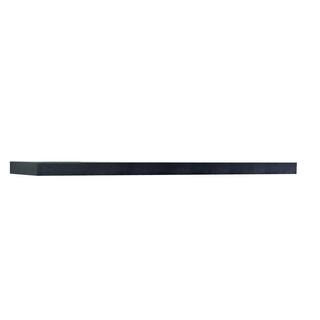 inPlace Large 60 in. W x 7.8 in. D x 1.3 in. H Black MDF Slim Floating Wall Shelf 9084676 - The H... | The Home Depot