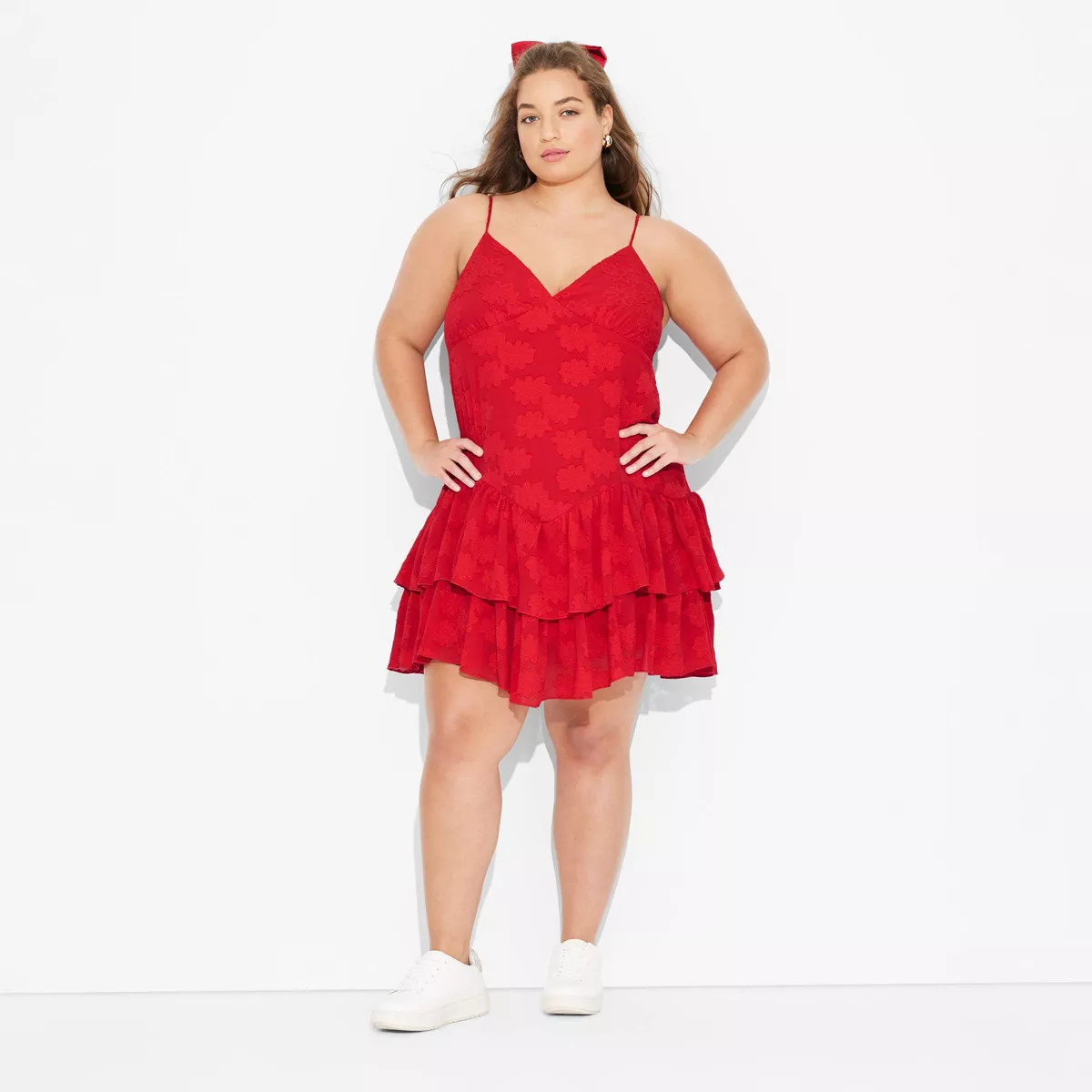 Women's Game Day Ruffle Mini Skater Dress - Wild Fable™ | Target