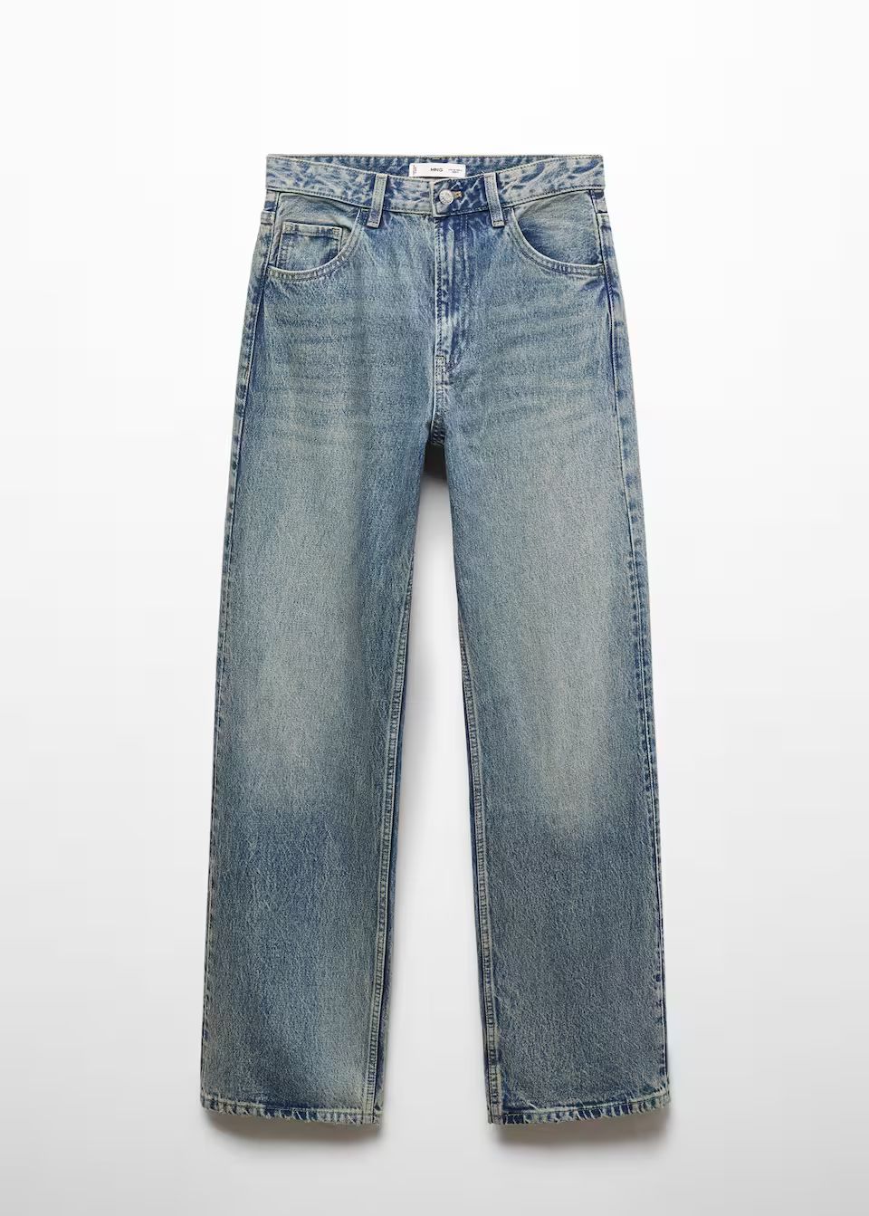 Mid-rise straight jeans -  Women | Mango USA | MANGO (US)