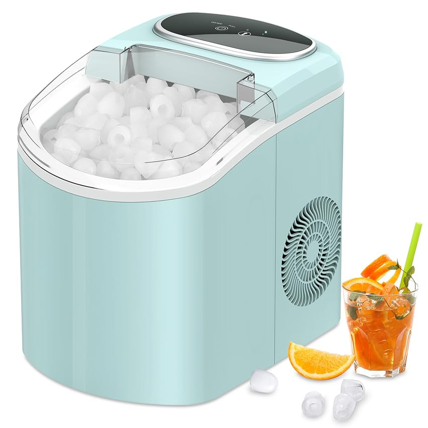 Igloo ICEB26AQ Automatic Portable Electric Countertop Ice Maker Machine, 26 Pounds in 24 Hours, 9 Ic | Amazon (US)