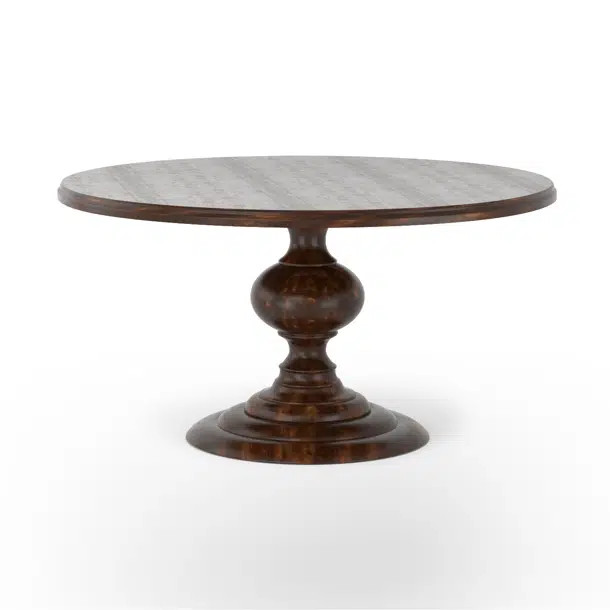 Tanisha Round Solid Wood Dining Table | Wayfair North America