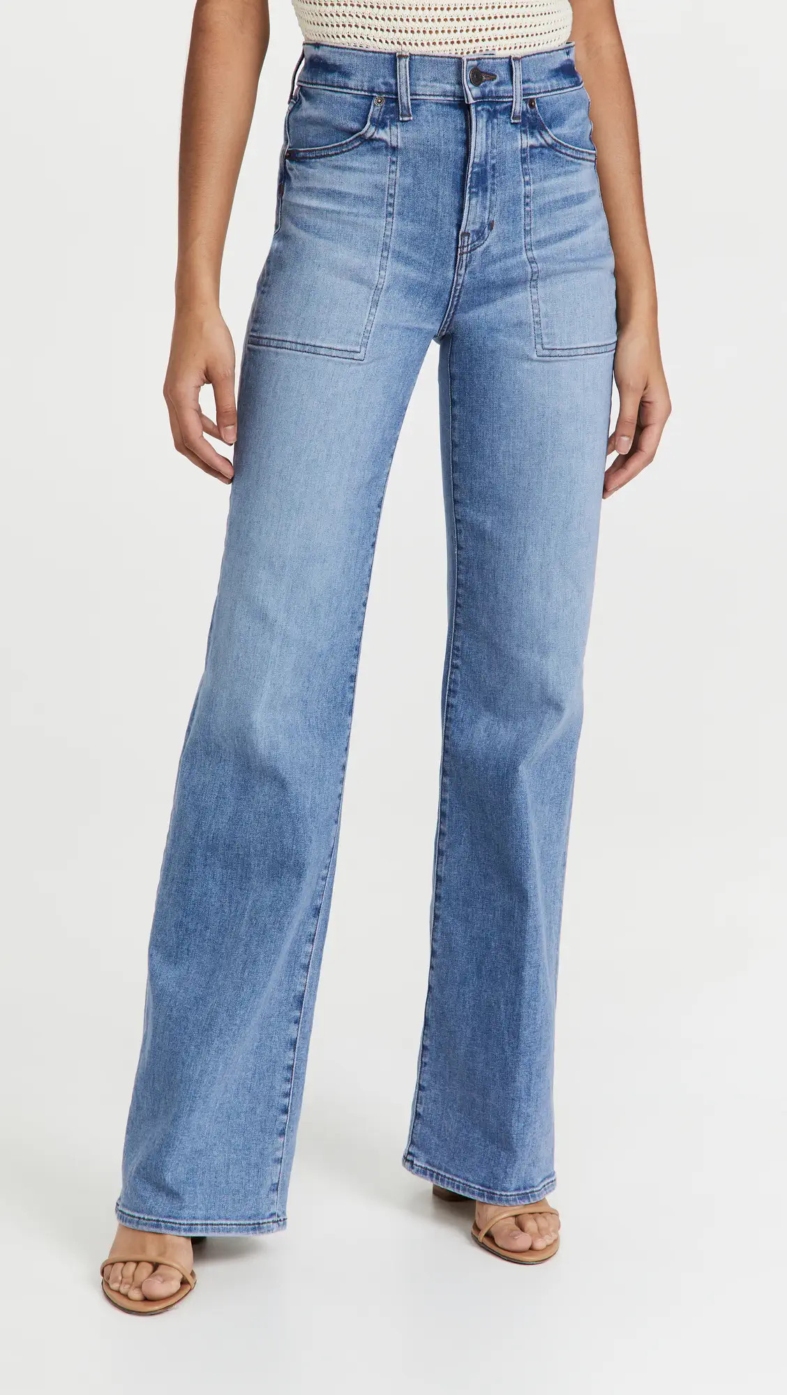 Veronica Beard Jean Crosbie Wide Leg Jeans | Shopbop | Shopbop