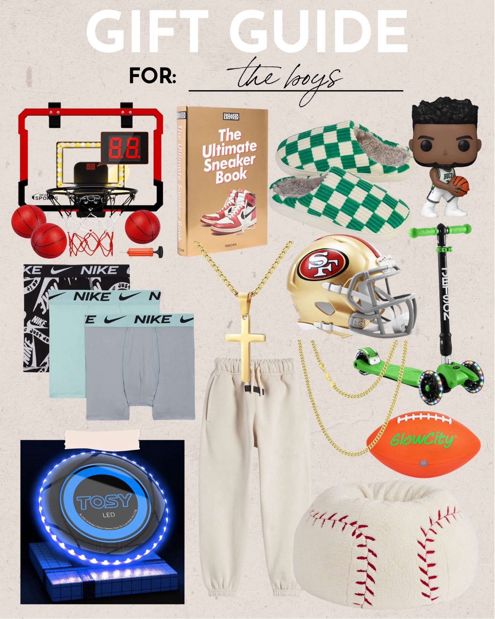 Gift Guide: For The Boys
gifts for him, gifts for boys, gift guide for boys, boys christmas gifts, boys gift ideas 

#LTKHoliday #LTKGiftGuide #LTKKids