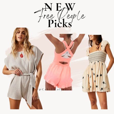 My top favorites new from free people

Cozy textured open back romper 

Sporty chic onesie perfect for pickleball 

Floral embroidered cinched waist mini dress 

#LTKfindsunder100 #LTKstyletip #LTKSeasonal