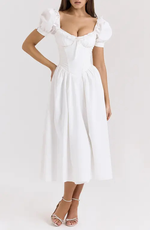 Lulabell Puff Sleeve Midi Dress | Nordstrom