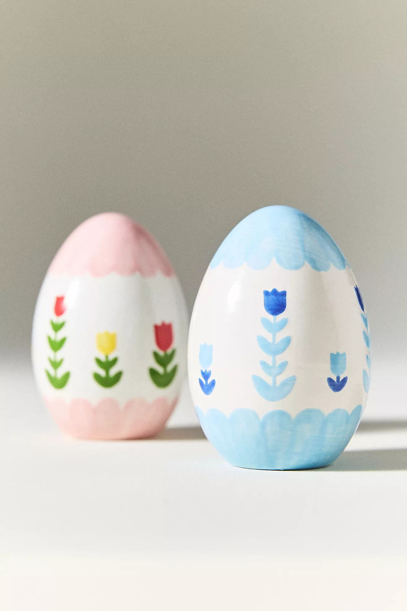 Ruby Clay Ceramic Tulip Egg Decorative Object | Anthropologie (US)