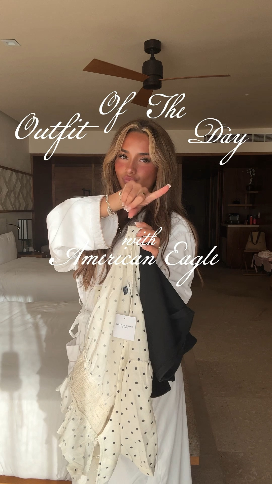 polka dot sunmer #AEPartner & @American Eagle 