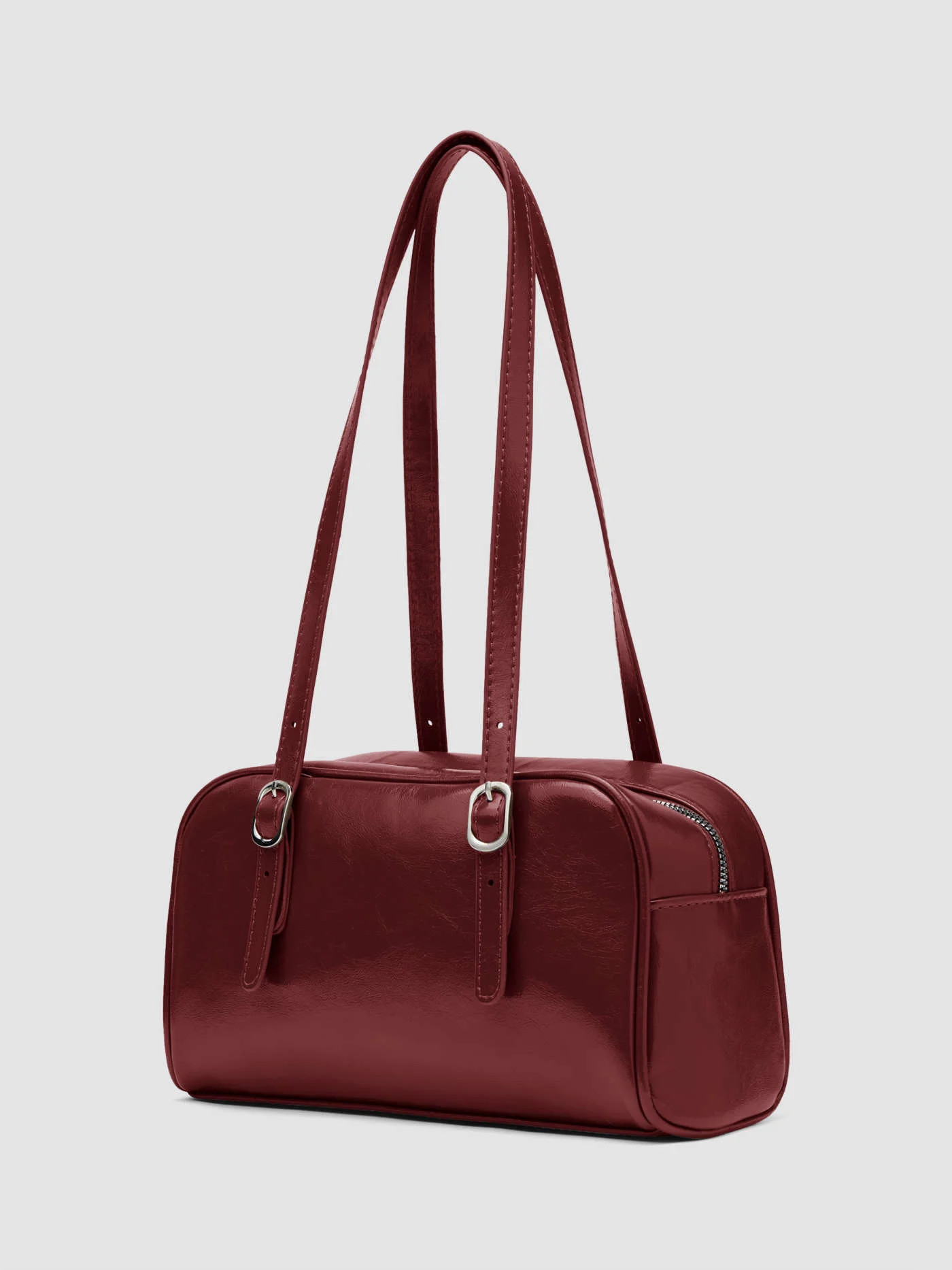 Square Boston Shoulder Bag | Cider