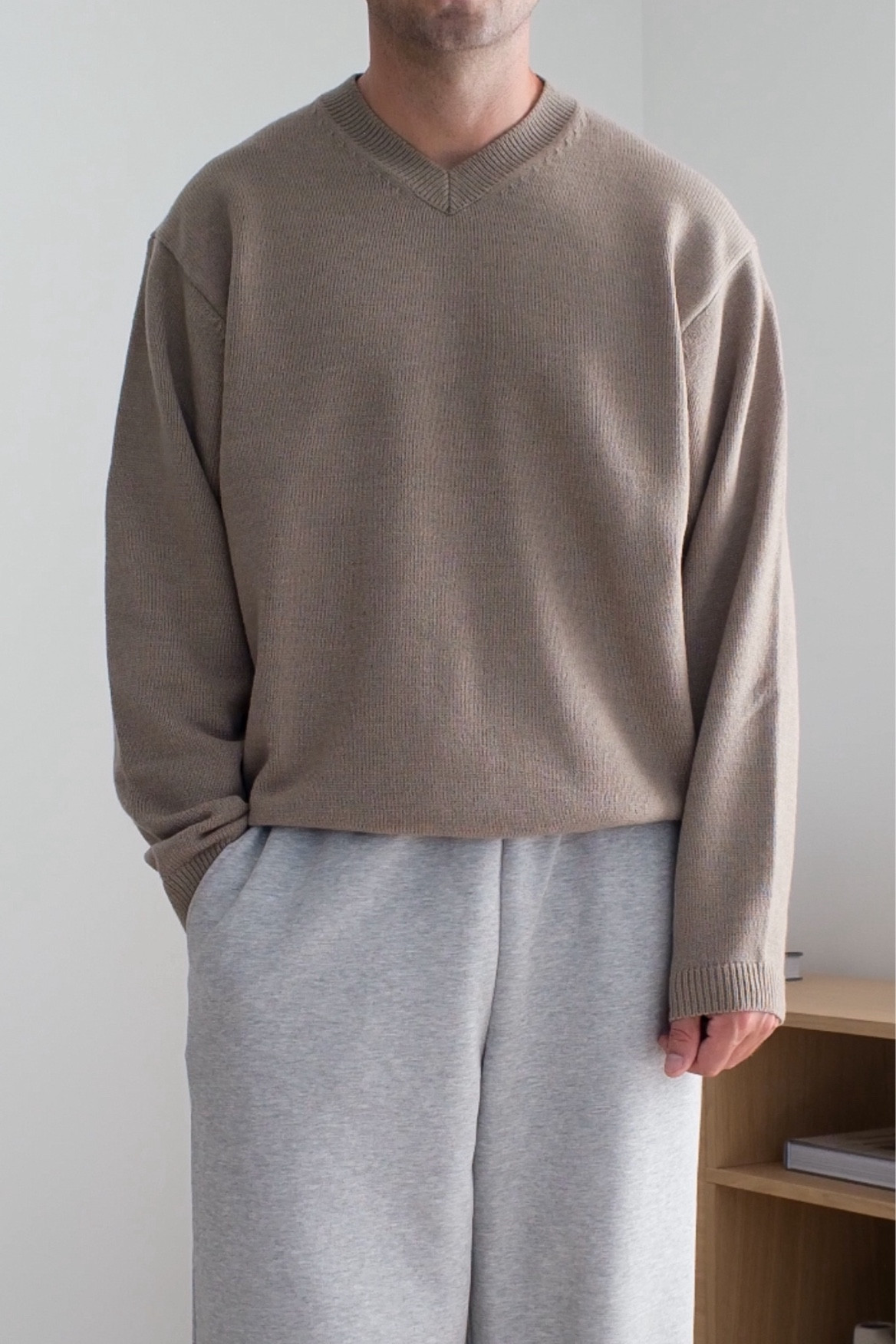 Uniqlo:C V-neck jumper, Uniqlo knitwear, Uniqlo jumper, Uniqlo C knitwear, men’s Uniqlo knitwear, men’s Uniqlo wide leg joggers

#LTKeurope #LTKmens #LTKuk