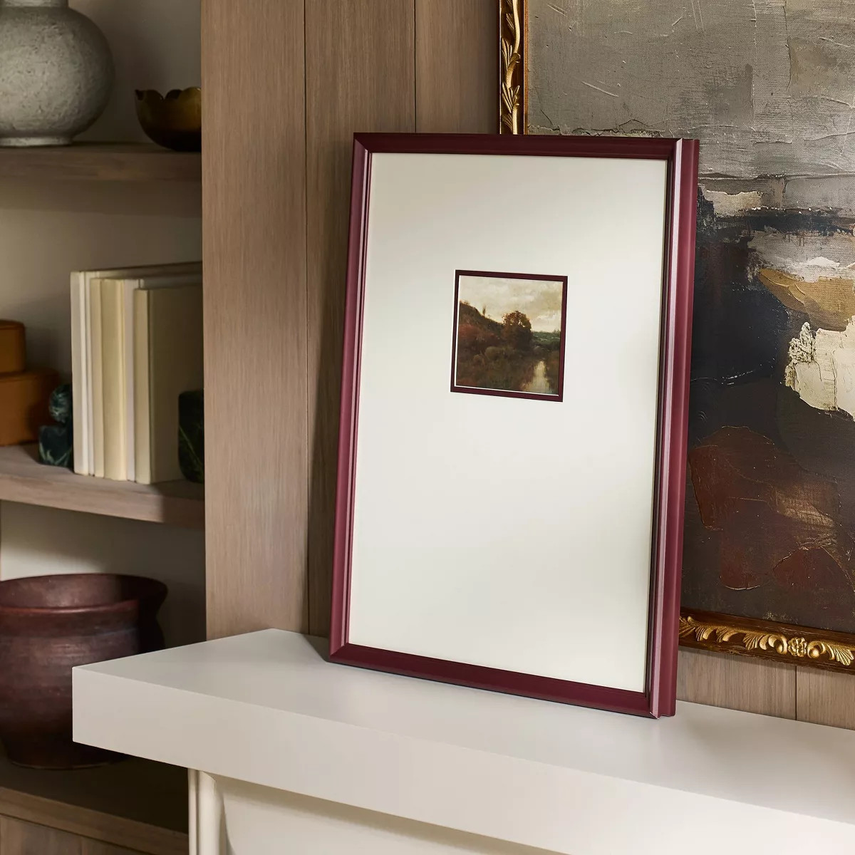 16"x20" Landscape with Color Frame and Mat Wall Art - Threshold™ designed with Studio McGee | Target