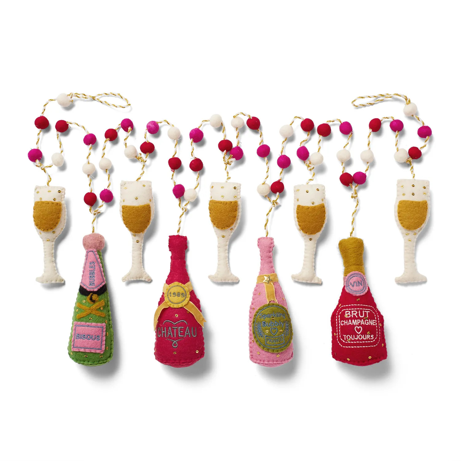 Sur La Table Valentines Day Embroidered Garland, 6' | Sur La Table