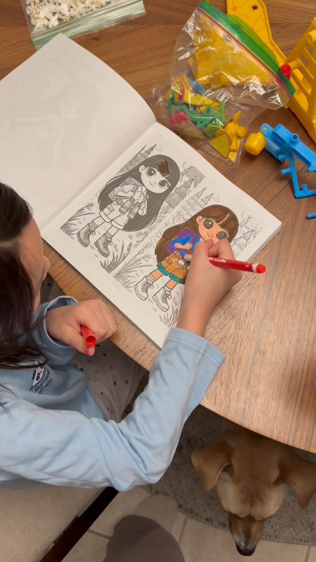 The adventures of Penelope Rose coloring book is now available on Amazon