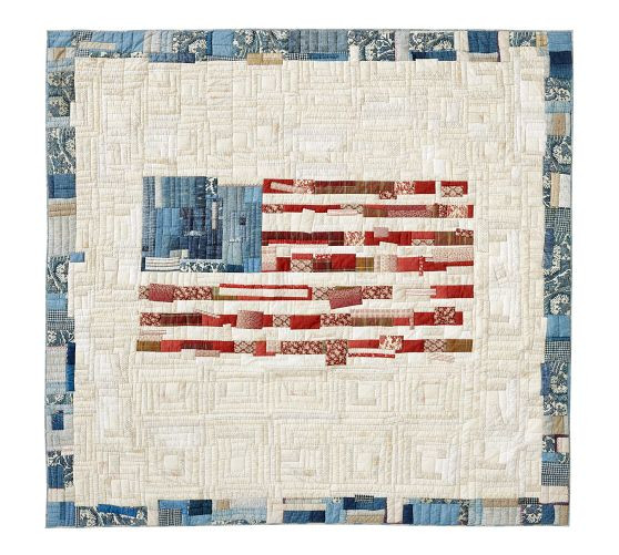 Americana Flag Reversible Quilt | Pottery Barn (US)