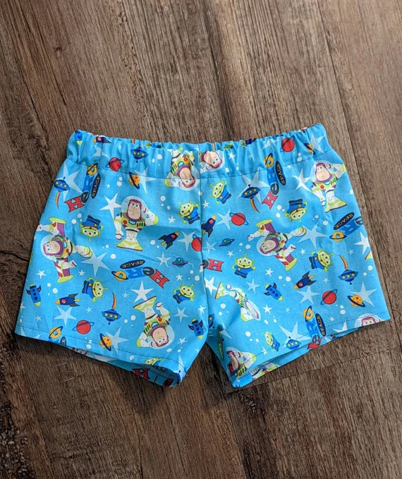 Buzz Light-year Shorts - Toddler Disney Clothes - Birthday Outfit - Toy Story Outfit | Etsy (US)
