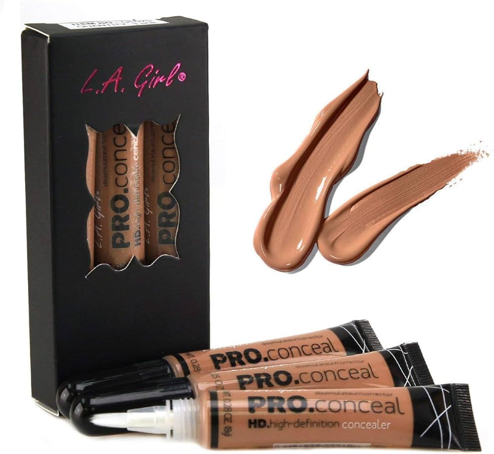 LA Girl HD Conceal High Definition Concealer (Chestnut)(pack of 3) | Amazon (US)