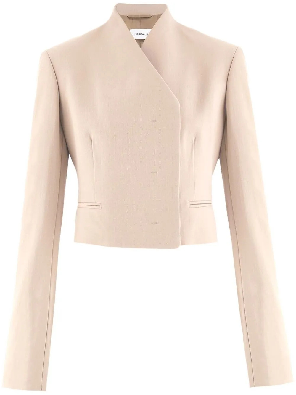 asymmetric fitted blazer | Farfetch Global