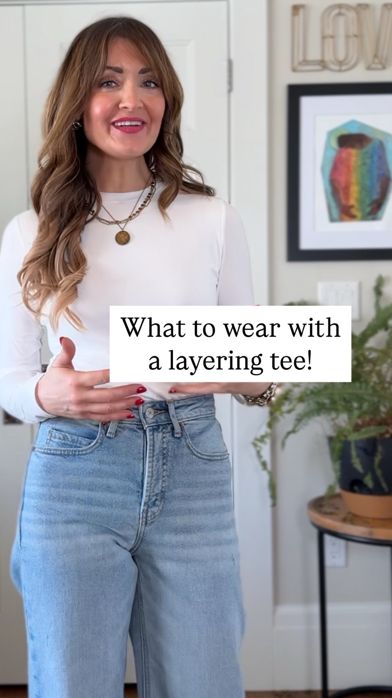 I highly recommend going up at least one size from your typical - maybe two if you’re bigger in the bust.

When Pumiey contacted me to ask if I’d like to try their layering tees, I immediately agreed because I bought and have loved the bodysuit version for months. There’s a good reason these are one of the most viral pieces on Amazon!

💁🏻‍♀️📝 BIG SISTER STYLE TOOL (NOT RULE): 

• Layers make every outfit more interesting. The high neck on this tee makes these perfect under sweaters and creeks.

• Let the compression material be your best friend and pair this with a sleek satin skirt. 

• Play with contrasts!  The oversized puffer vest with the fitted tee is an easy combination that adds instant interest to a basic outfit. AND it keeps you warm!

Give these a try. You’re really going to love them. 

I’m cheering for you!
Xo, Jules 


#gifted, layering tees, winter layers, long sleeve tee, barrel jeans, leopard skirt, black tee, brown tee, white tee, compression fabric, Chelsea boots, wide leg jeans, bold sneakers 

#LTKStyleTip #LTKFindsUnder50 #LTKOver40