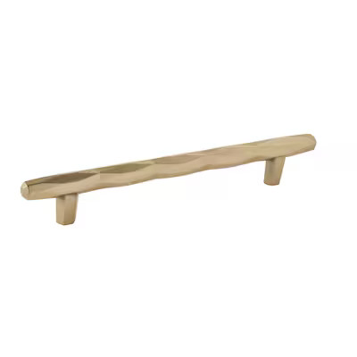 Amerock St. Vincent 6-5/16-in Center to Center Golden Champagne Cylindrical Bar Drawer Pulls Lowe... | Lowe's