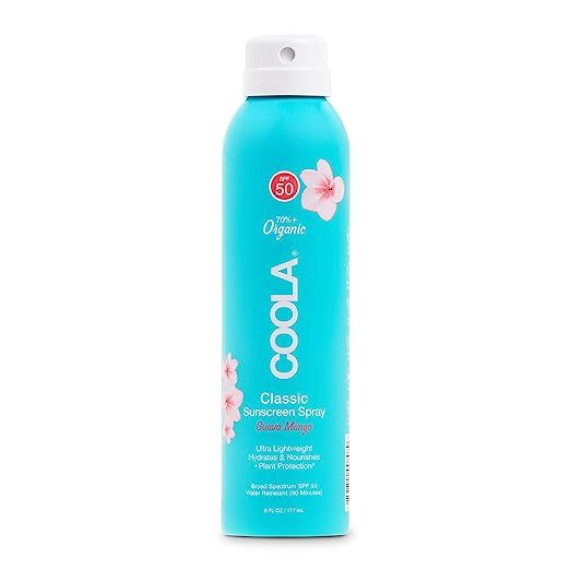 COOLA Organic Sunscreen SPF 50 Sunblock Spray, Dermatologist Tested Skin Care for Daily Protectio... | Amazon (US)