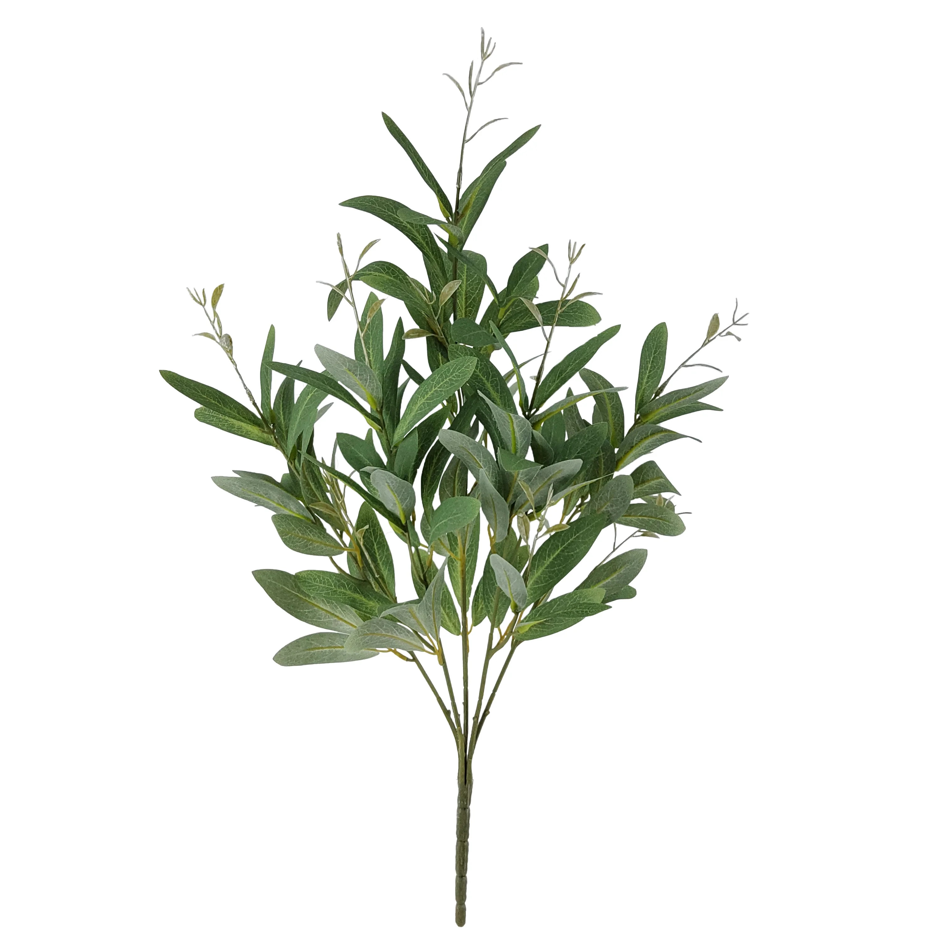Mainstays 24" Artificial Green Laurel Bay Bush - Walmart.com | Walmart (US)