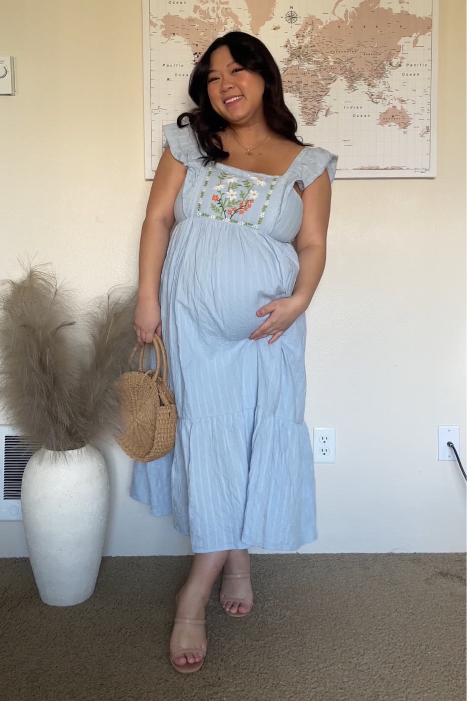 •Dress from PinkBlush Maternity-available in regular and maternity fit! (size L) (code: ALICIA25)
•Heels from Lulus
•Bag from Breath of Youth

#LTKbump #LTKstyletip #LTKmidsize