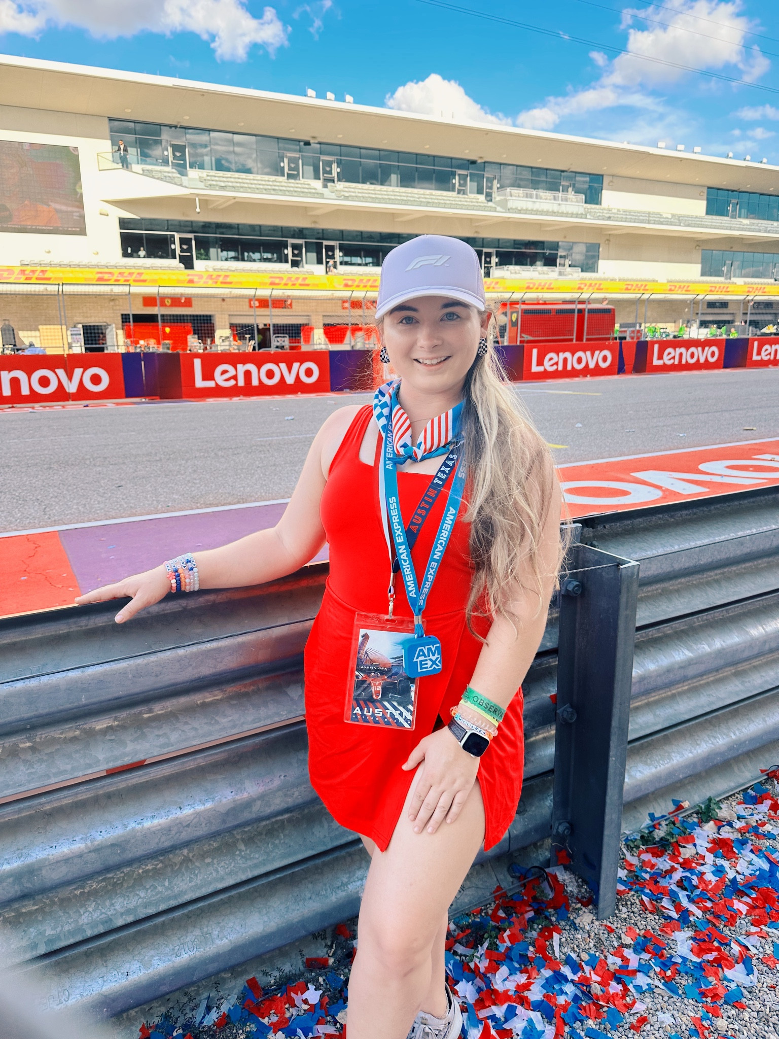 Wore the comfiest Target athleisure dress to the Formula 1 Lenovo Grand Prix this weekend! Wouldn’t have made it through the day without my favorite Brooks!  

#LTKtravel #LTKfindsunder50 #LTKfindsunder100