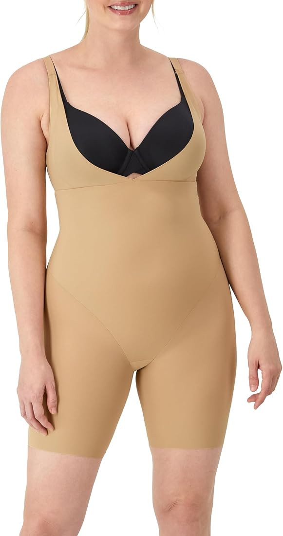 Maidenform Women's Shapewear Tummy Control Bodysuit, Tummy Control Body Suit, High-Waist Thigh Sl... | Amazon (US)