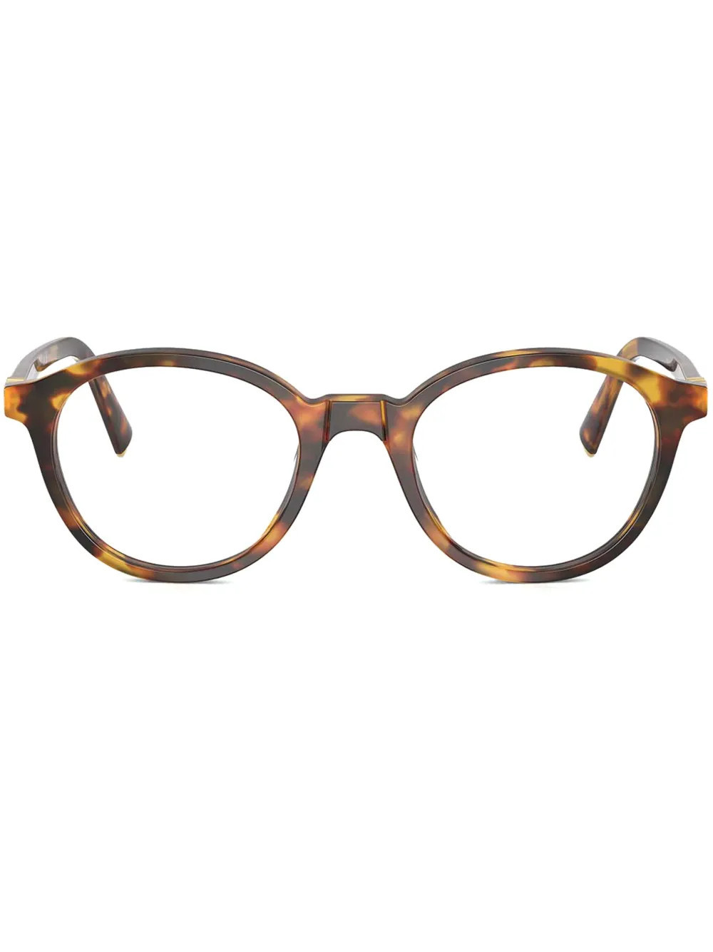 Miu Miu Eyewear MU 02WV glasses - Brown | Farfetch Global