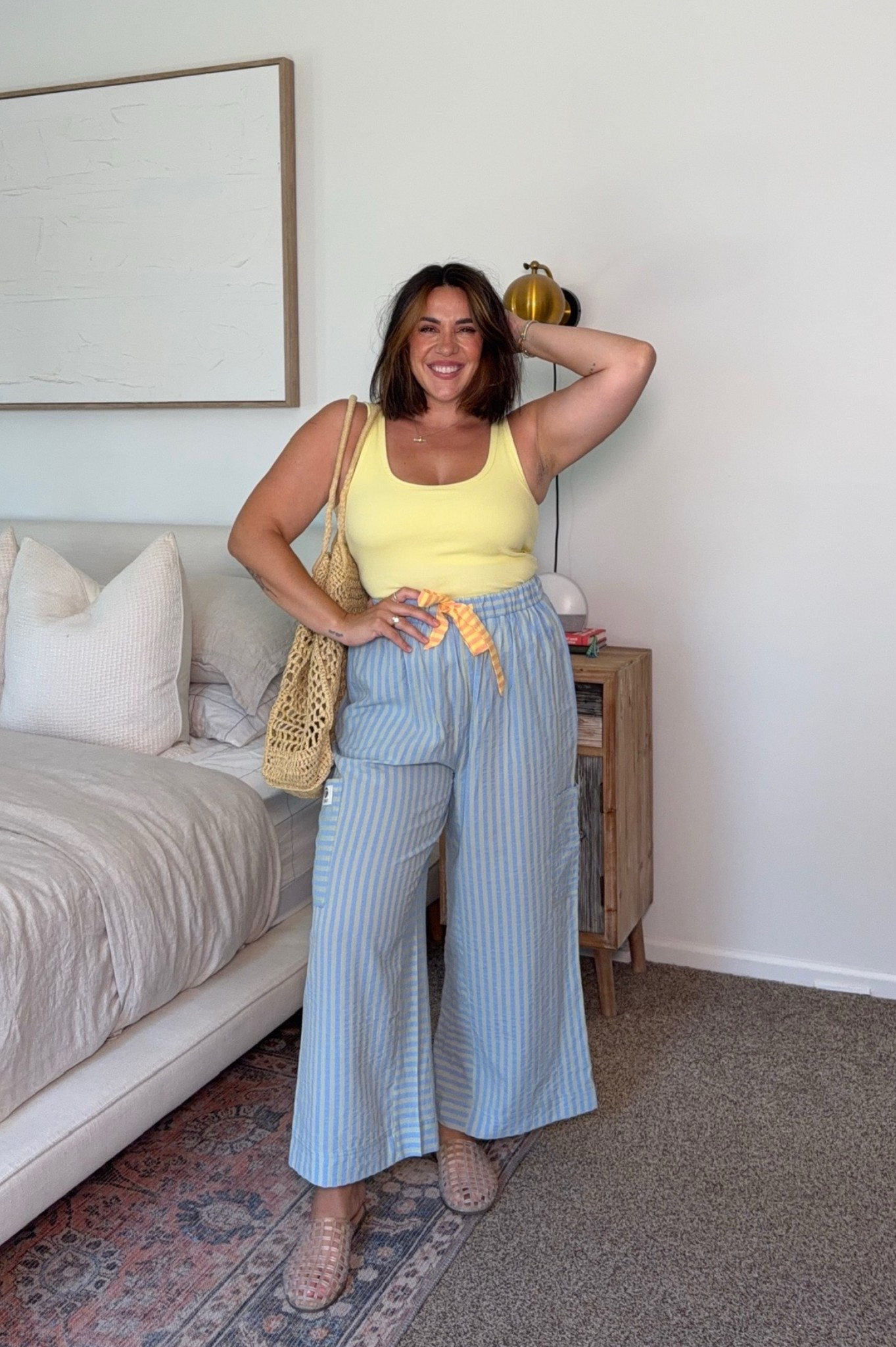 Flowy, trendy summer outfit inspo! Loose & bloat friendly FP inspired pants from Amazon! 

Size L, M tank

#LTKootd #LTKMidsize #LTKSeasonal