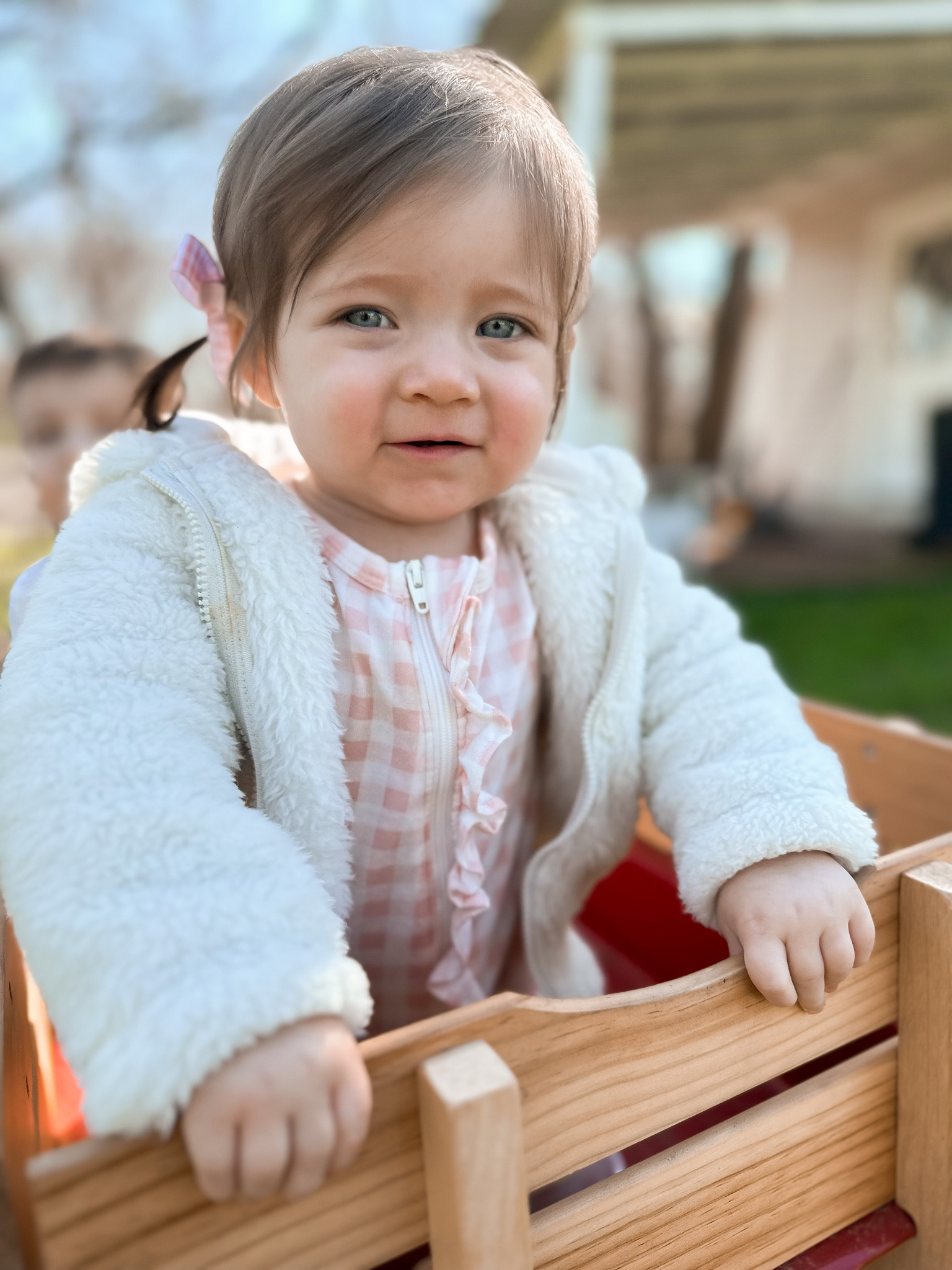 Savannah’s ootd! We are in love with these ruffle zip rompers! So stretchy, so soft, great quality! Baby outfit, spring baby outfit, baby bow, gingham baby romper, baby pajamas, Easter, Easter baby outfit, Valentine’s Day, Valentine’s Day baby, preppy baby, baby girl clothes. Callie Glass @glass_alwaysfull 

#LTKGiftGuide #LTKbaby #LTKkids