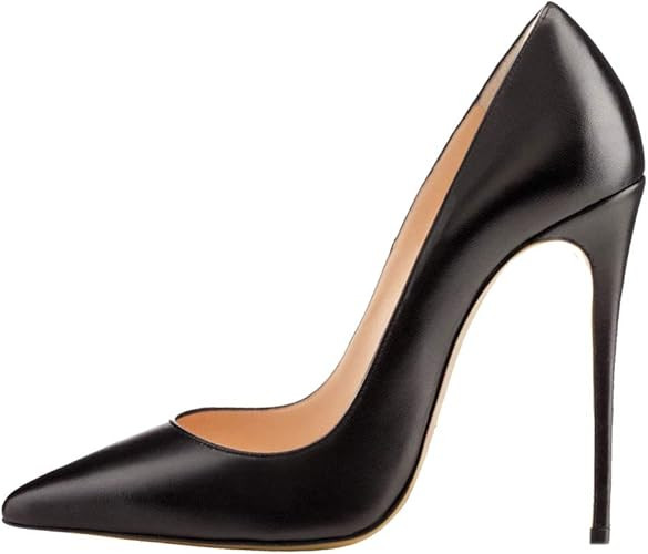 Verocara Women Stiletto High Heel Shoes Pointed Toe Pu Leather Sexy Slip on Dress Comfort Pump Co... | Amazon (US)
