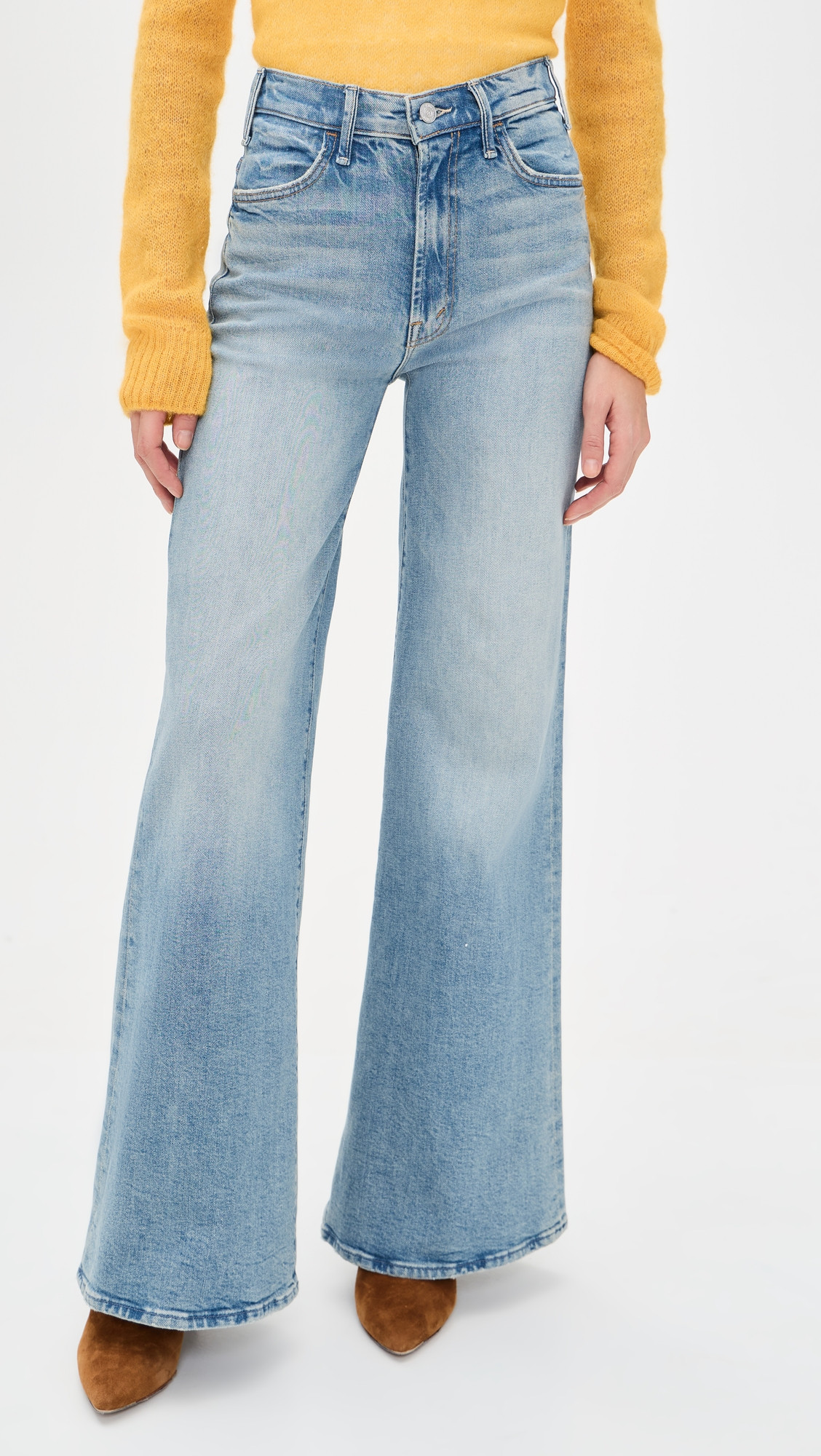 MOTHER The Hustler Roller Sneak Jeans I Confess 24 | Shopbop