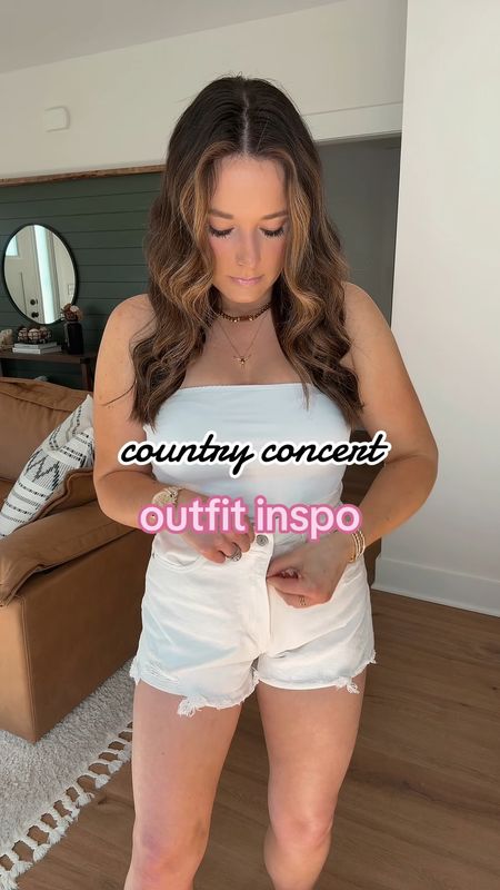 Country Concert Outfit 🤍

Tube Top — xs
Lace Top — small
Vest — xs
Shorts — 27 (but I should’ve done my normal 26!)

*you can use code MEGHAN15 to save 15% off on the hat! 

neutral western outfit | cowgirl boots outfit | tecovas Annie boot | western boots outfit | country concert style | Nashville outfit ideas | white lace top outfit | white denim shorts outfit | oversized denim vest outfit | Nashville style 


#LTKFindsUnder100 #LTKFindsUnder50 #LTKShoeCrush