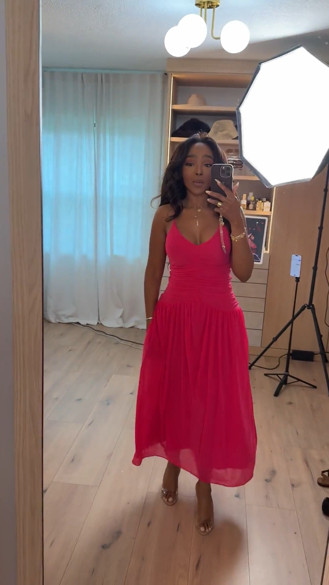 Scroll to shop this vibrant summer dress ❤️
@Express 
This ruched bodice midi dress flows beautifully with every step, creating a flattering and feminine silhouette that instantly elevates your look—an easy statement piece you can rewear for multiple occasions, making it a great value with a low cost per wear.

Perfect for date nights, vacation dinners, brunch, or summer events.

📏 Measurements: 5’4”, 140 lbs, 34D bust, 27” waist, 40” hips

Follow me on Instagram and YouTube @kirasfashionfinds

  

#LTKPetite #LTKgrwm #LTKootd