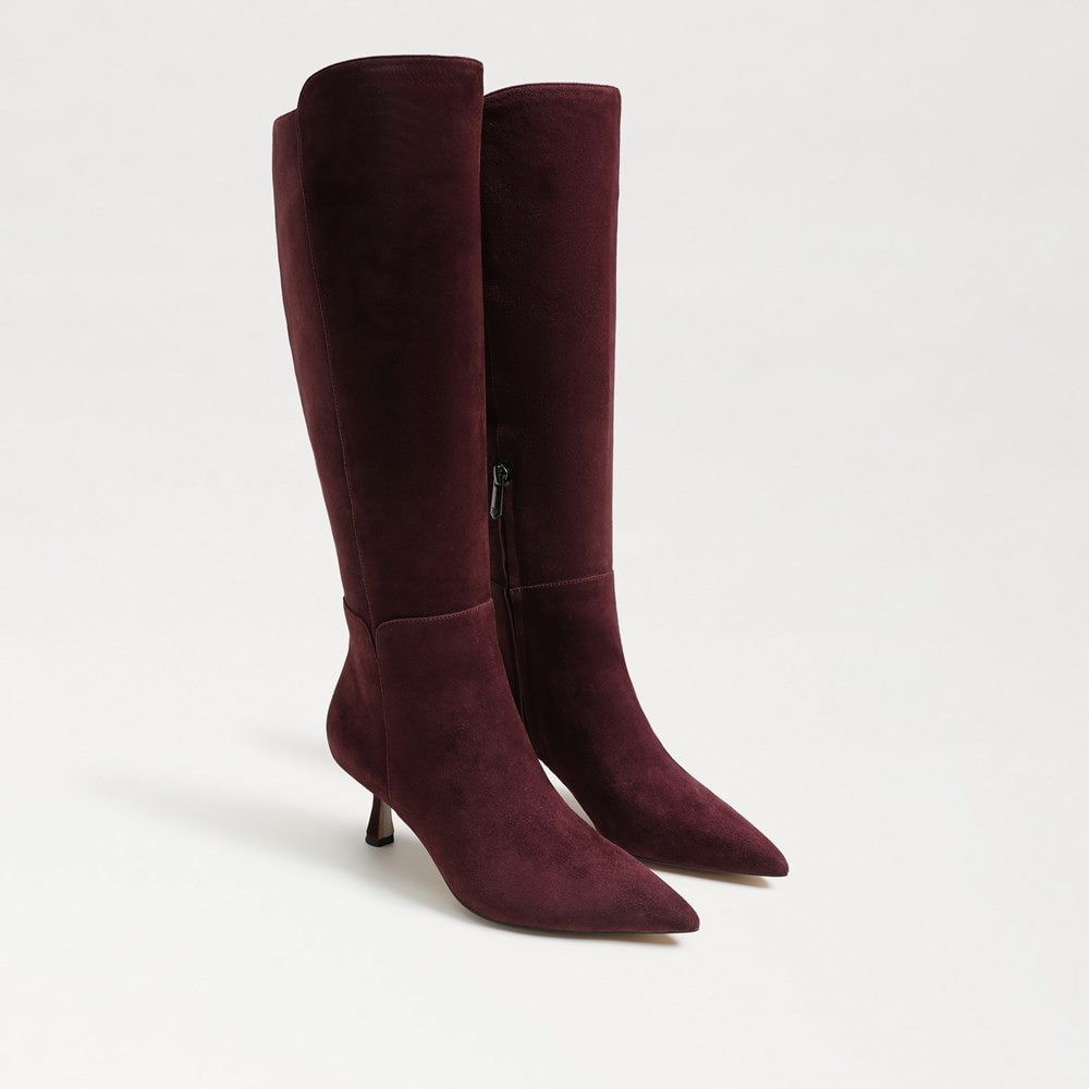 Taylin Wide Calf Pointed Toe Knee High Boot | Sam Edelman