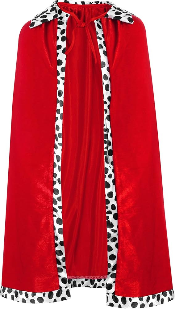SATINIOR King Robe Queen Robe Cosplay Costume Stage Performances for Halloween Costume Party Acce... | Amazon (US)