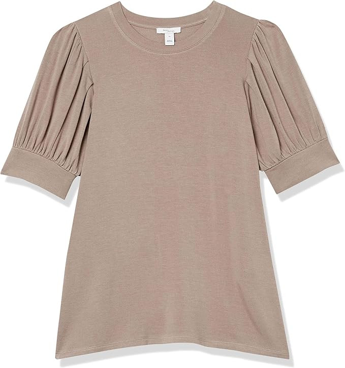 Daily Ritual Women's Supersoft Terry Puff-Sleeve Top | Amazon (US)