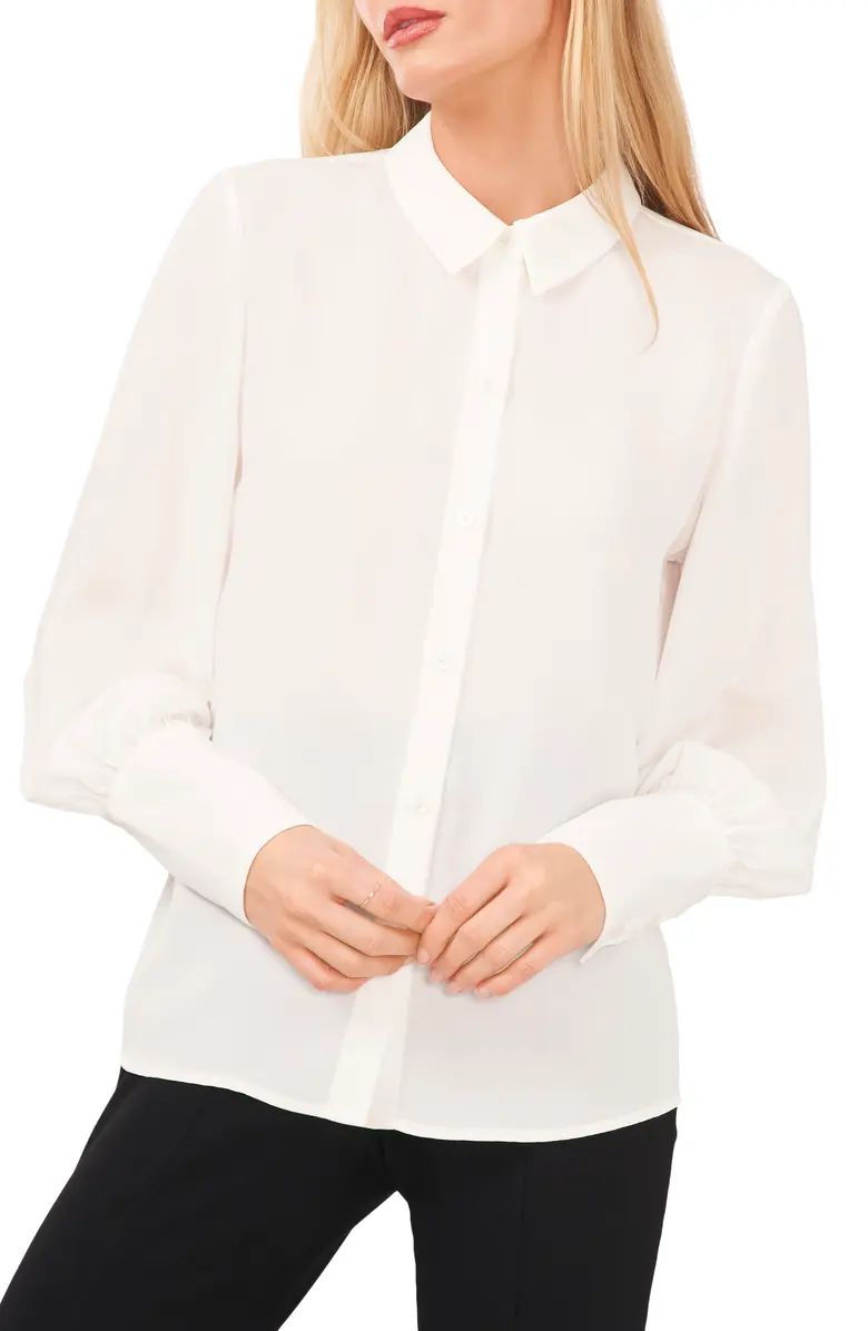 Solid Button-Up Shirt | Nordstrom