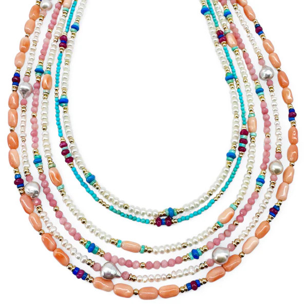 THE BOHO LONG BEADED NECKLACES – SHAKTI | Shakti Jewelry