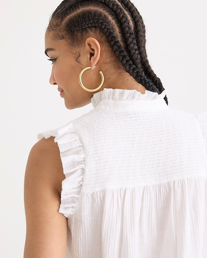 Garden top in soft gauze | J. Crew US